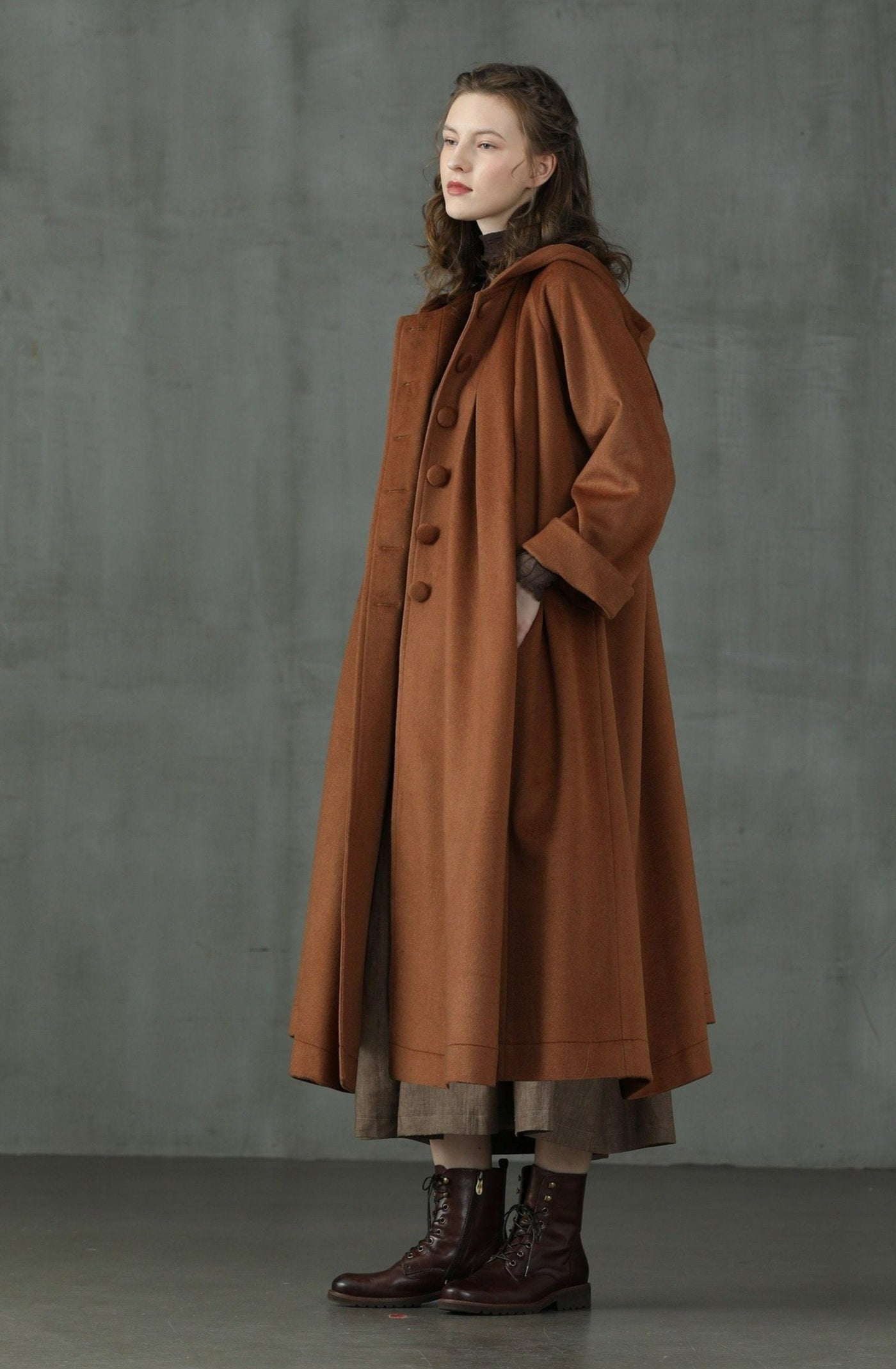 Academy 06 | hooded wool coat jacket