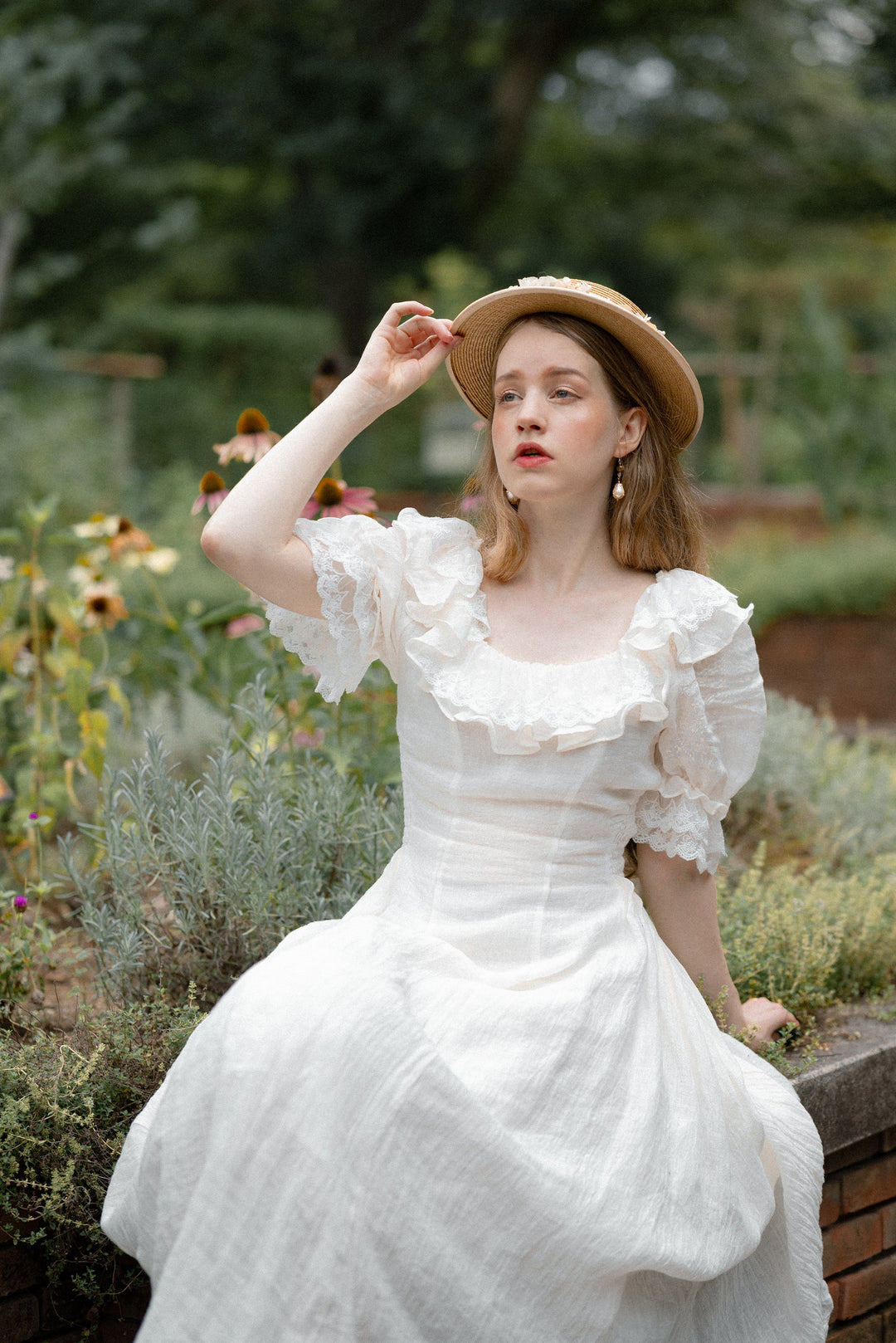 Elysia 15 | Lace-up linen flared dress Linennaive Elysia 15 | Lace-up linen flared dress Linennaive
