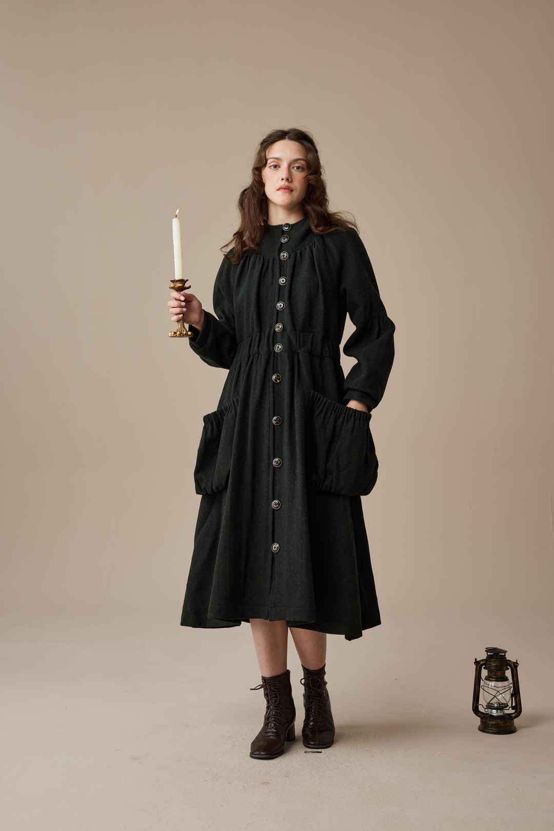 Melissa 28 |100% Wool Hooded Coat