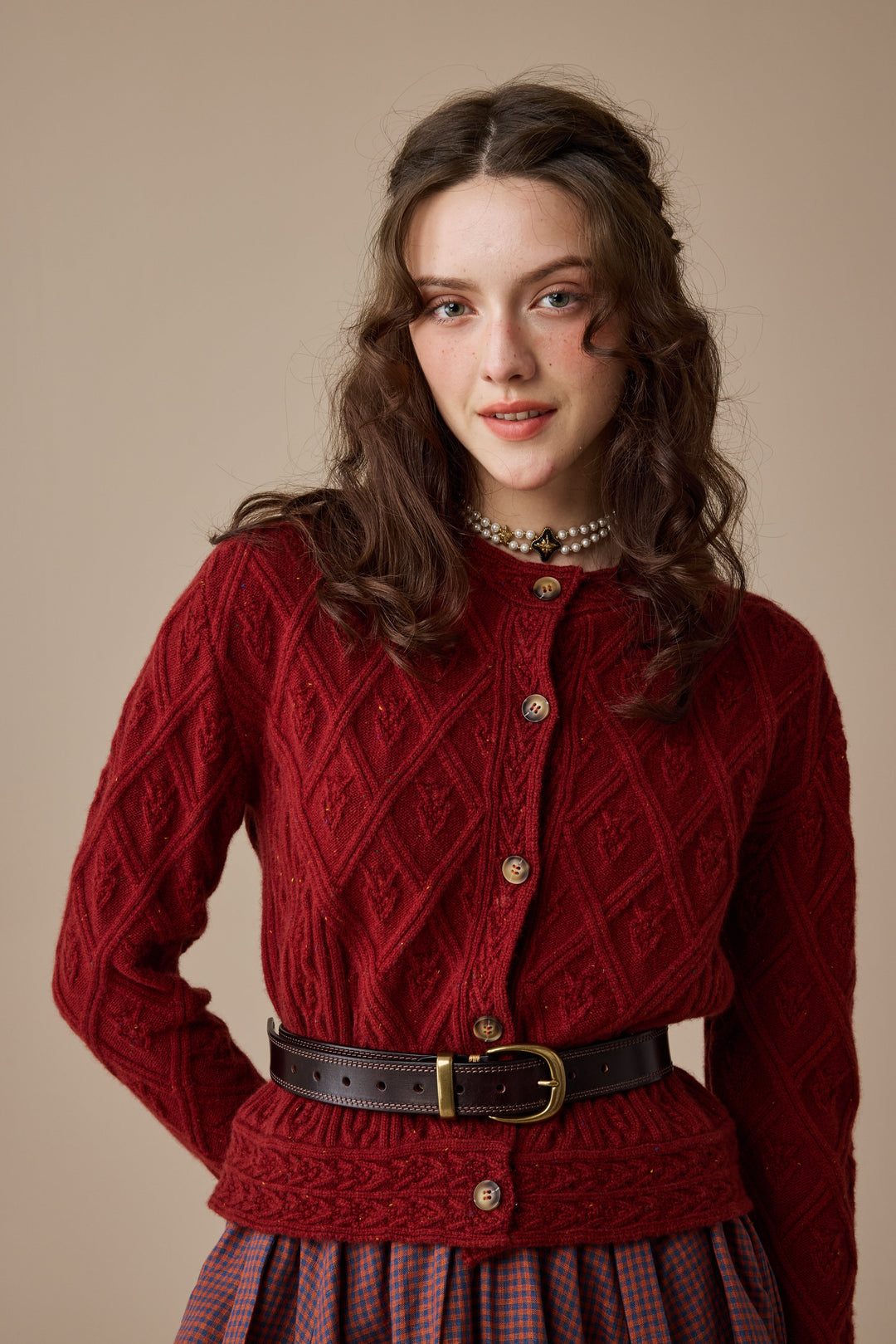 Flurry 17 | 100% Wool Sculptured Knitwear Cardigan