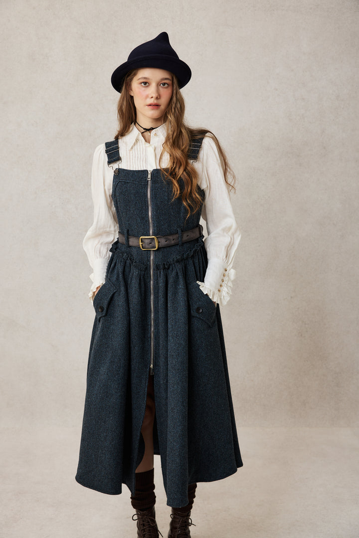 Tess 31 |100% Wool Halter Dress