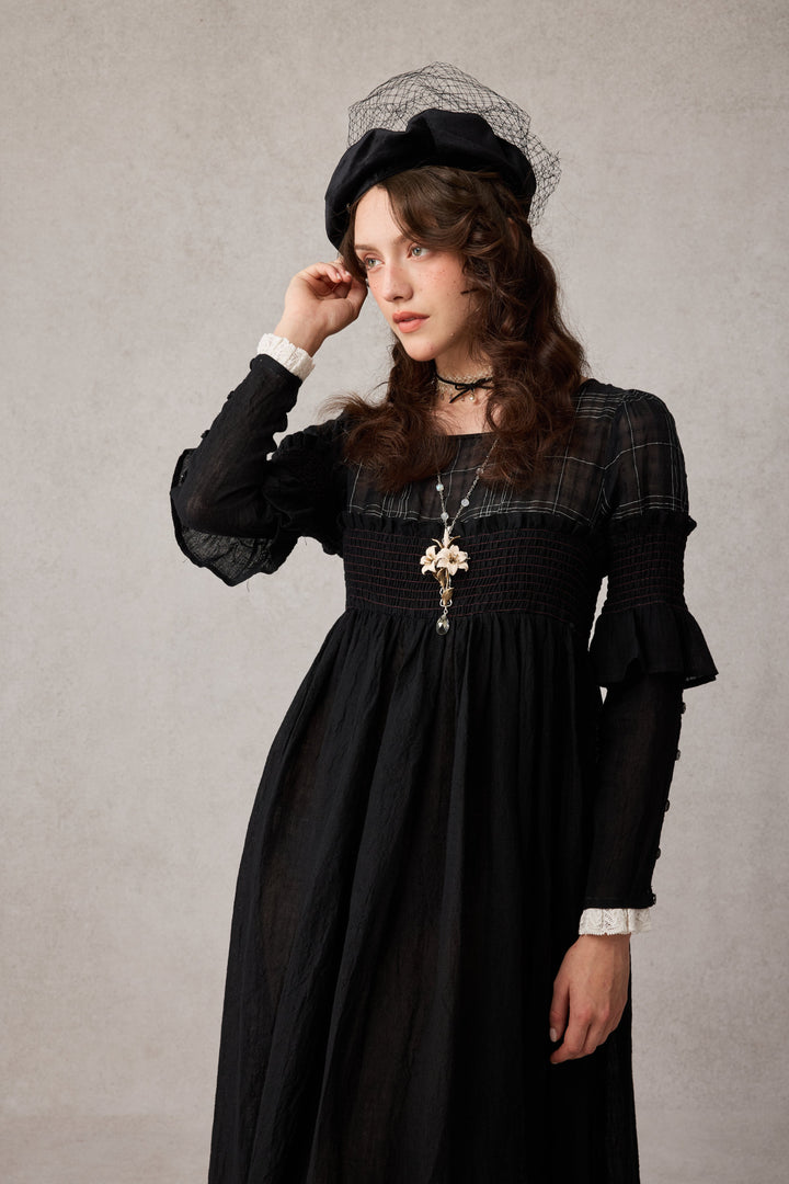 Orchid 19 |romantic linen gown