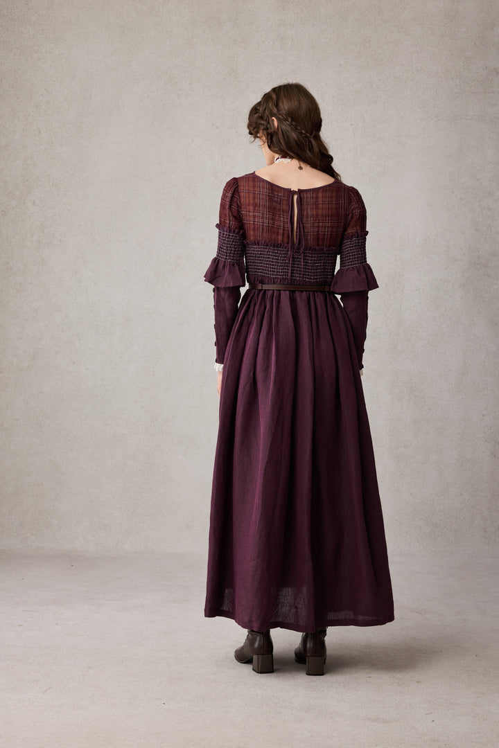 Orchid 19 |romantic linen gown