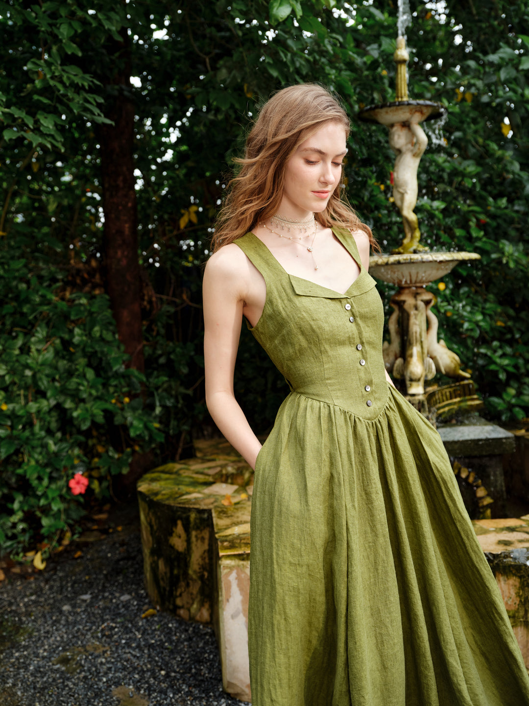 Summer 18 | The Avocado & Cream Linen Dress Summer 18 | The Avocado & Cream Linen Dress