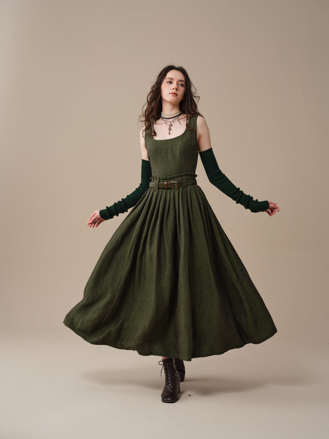 Clover 07 | Structured Linen Dress