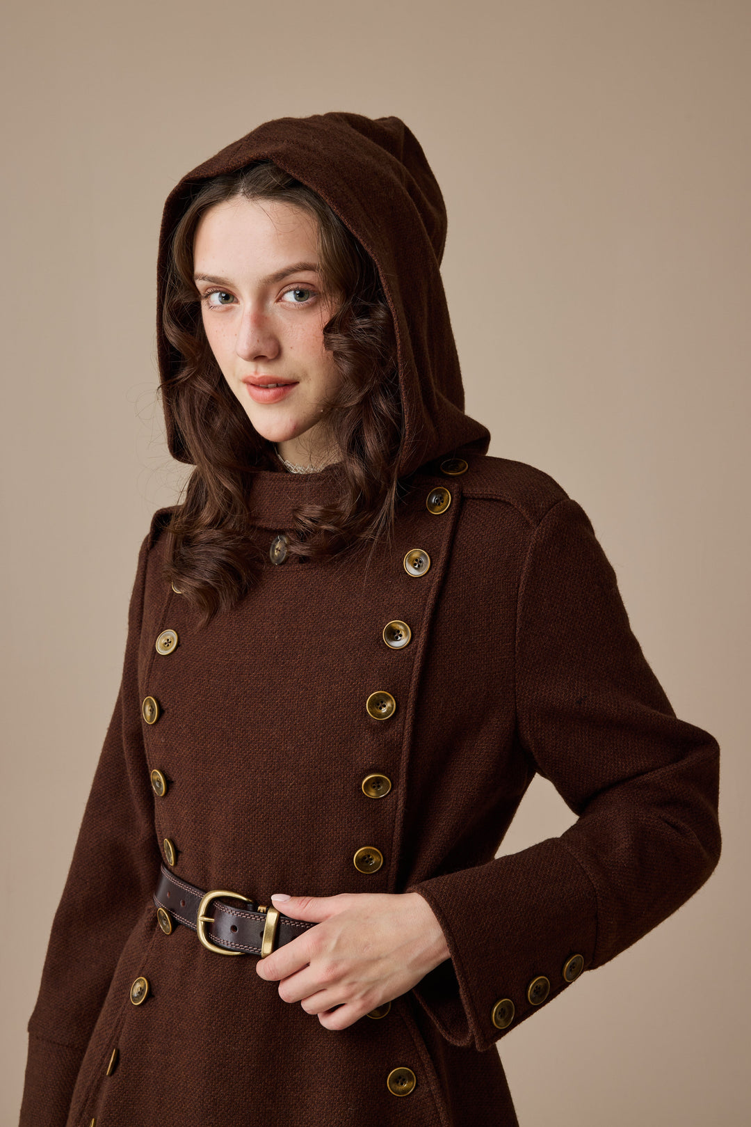 Monica 31 | 100% Wool  Double Breasted Coat