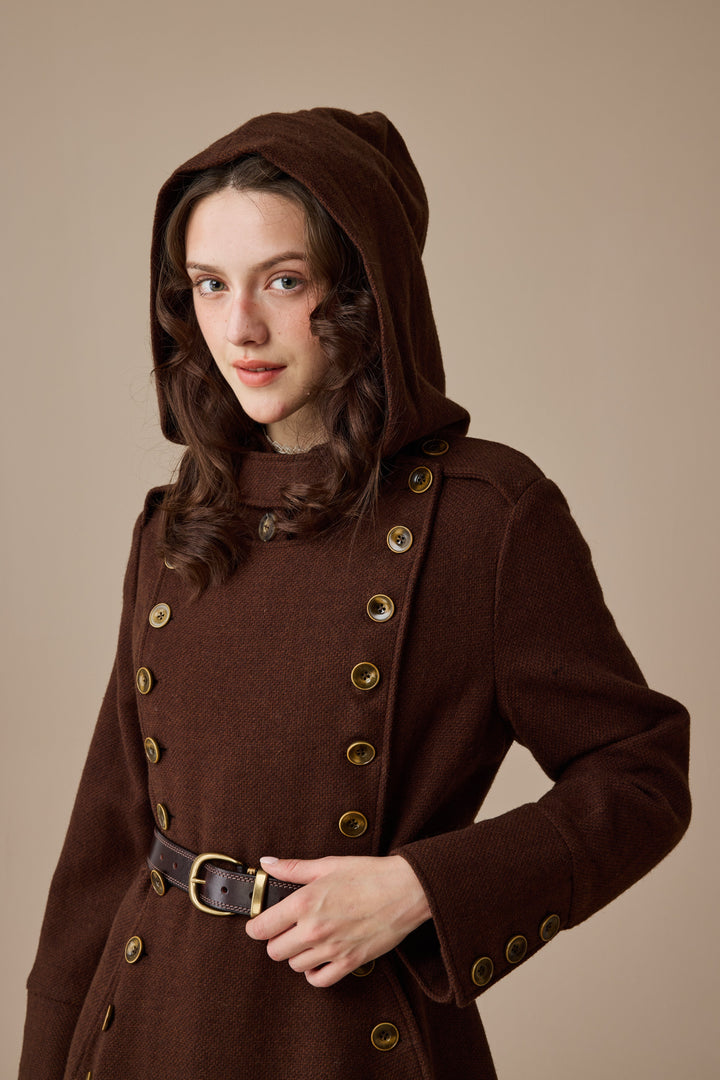 Monica 31 | 100% Wool  Double Breasted Coat