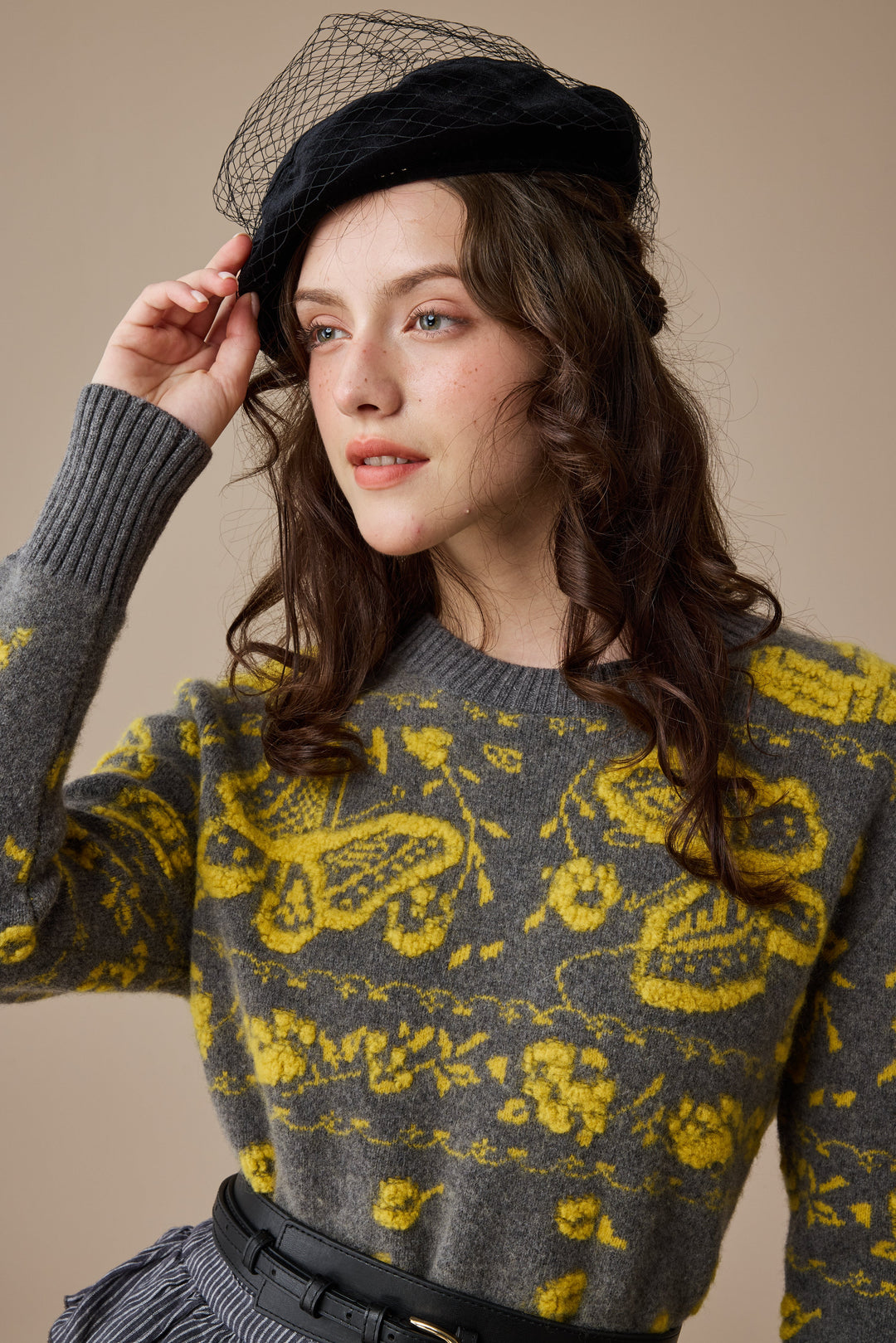 Nutcracker 24 |100% Wool Floral Jumper Sweater