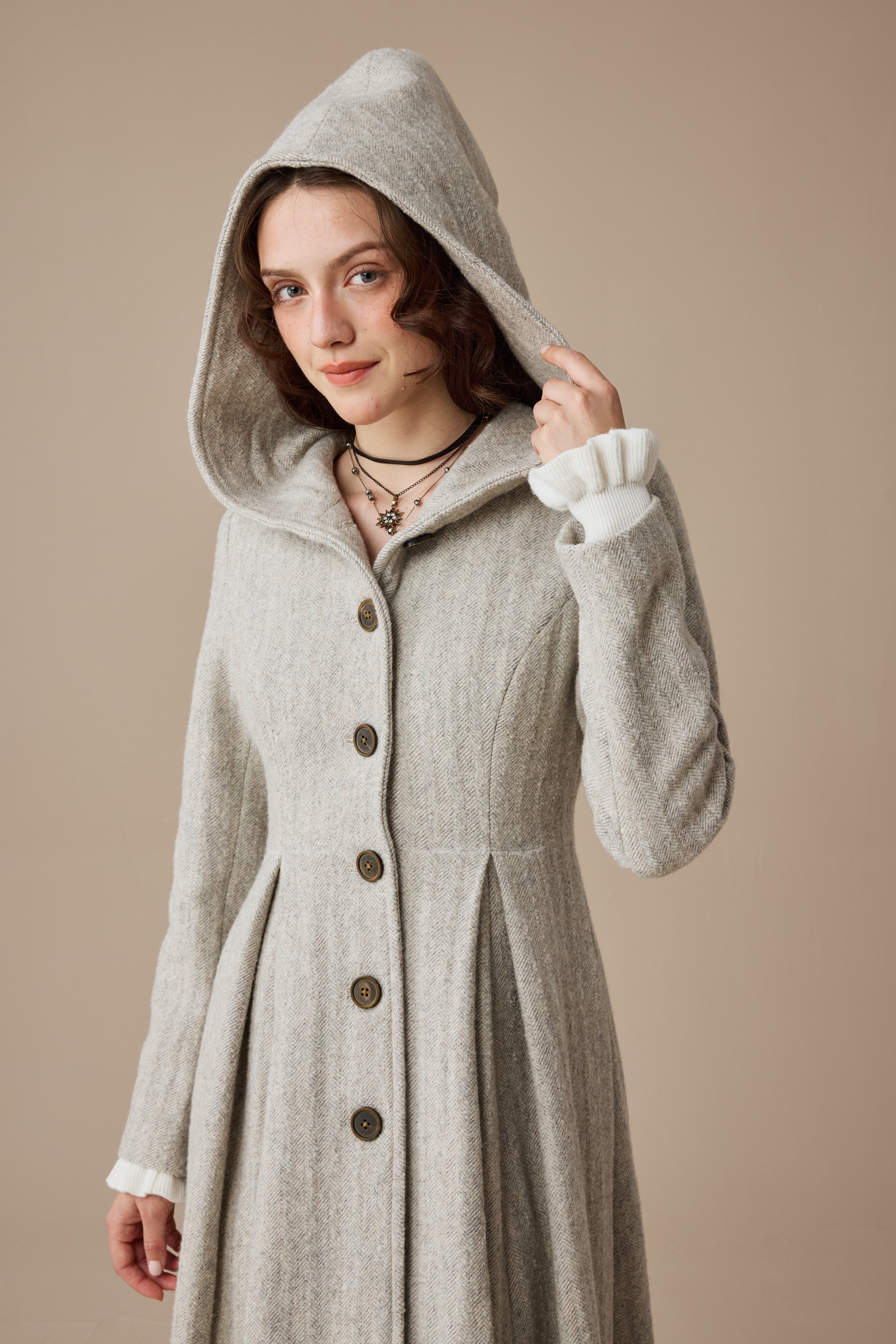 My Fair Lady 26 | Hooded Wool Coat – Linennaive