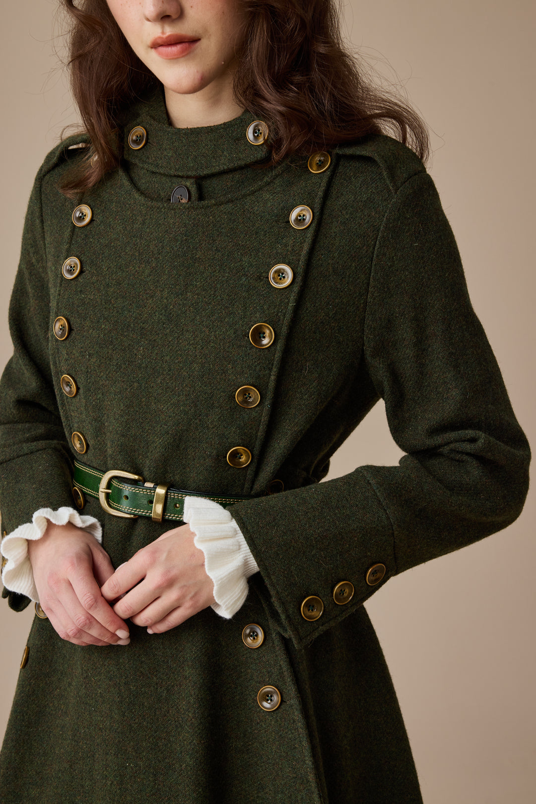 Monica 31 | 100% Wool  Double Breasted Coat