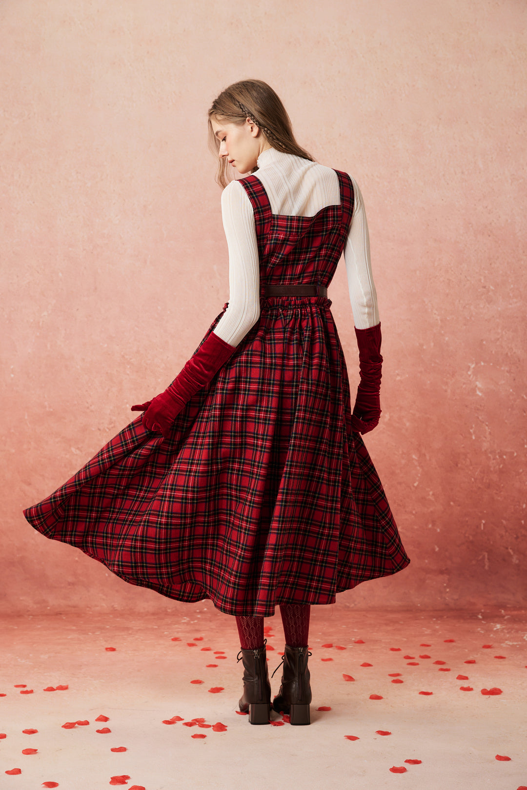 Tess 31 |100% Wool Halter Dress