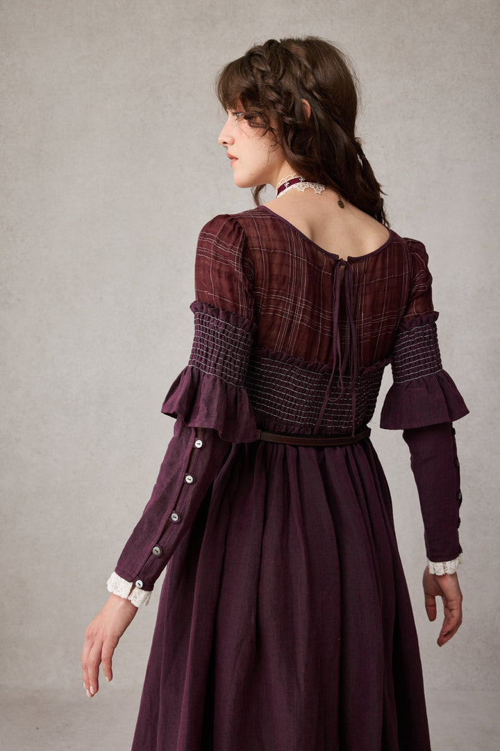 Orchid 19 |romantic linen gown