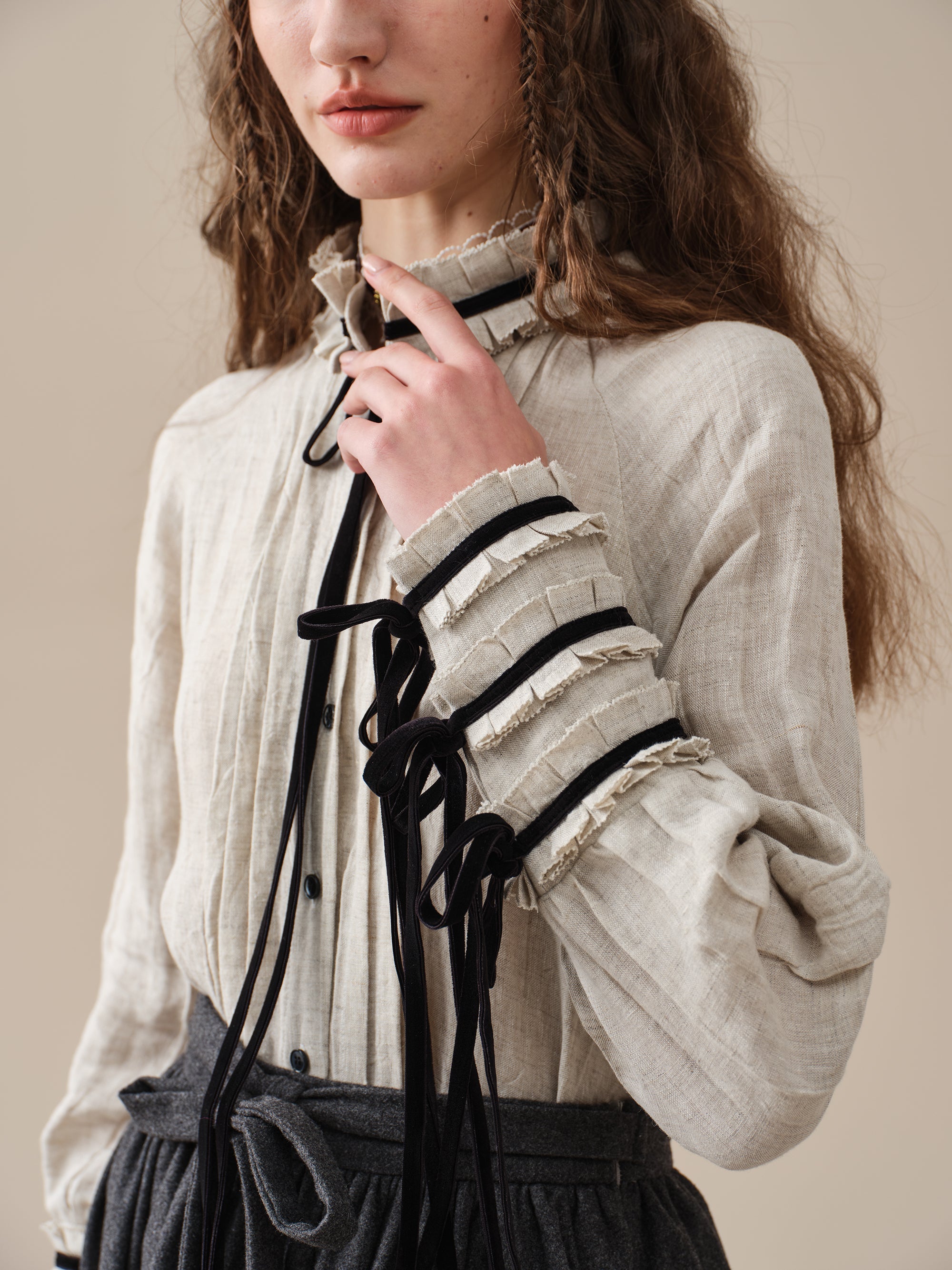 Ronan 19|longsleeved linen shirt – Linennaive