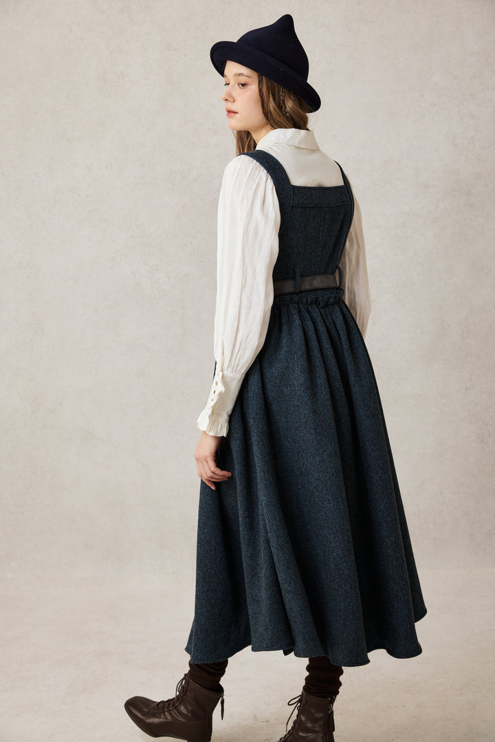 Tess 31 |100% Wool Halter Dress