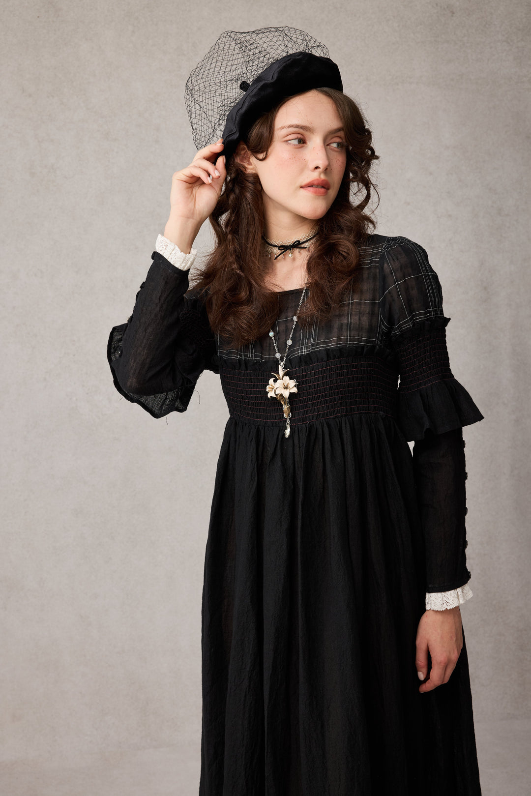 Orchid 19 |romantic linen gown