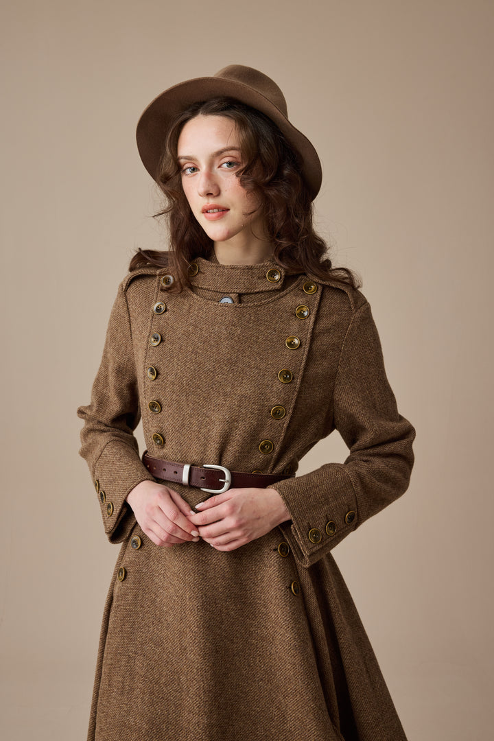 Monica 31 | 100% Wool  Double Breasted Coat