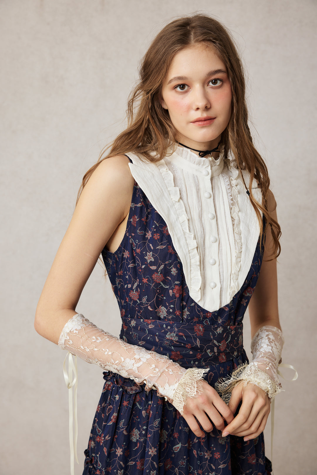 Úrsula 24 | Vintage linen Tiered Dress