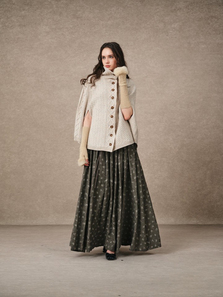 Anis 23 | Lace-up Jacquard Linen Corset Dress