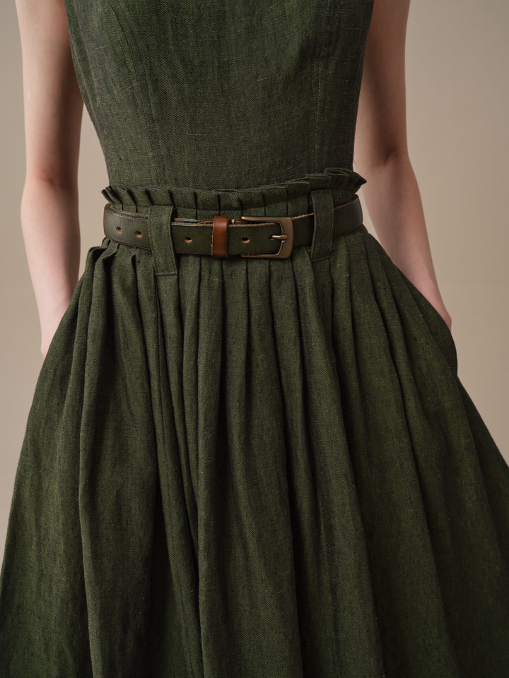 Clover 07 | Structured Linen Dress
