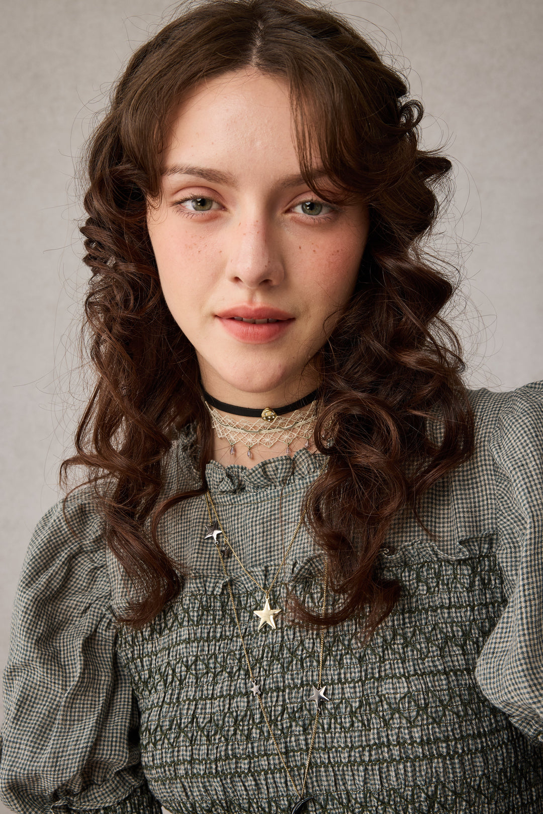 Jane 33 |Edward Smocking Linen Dress Chemise