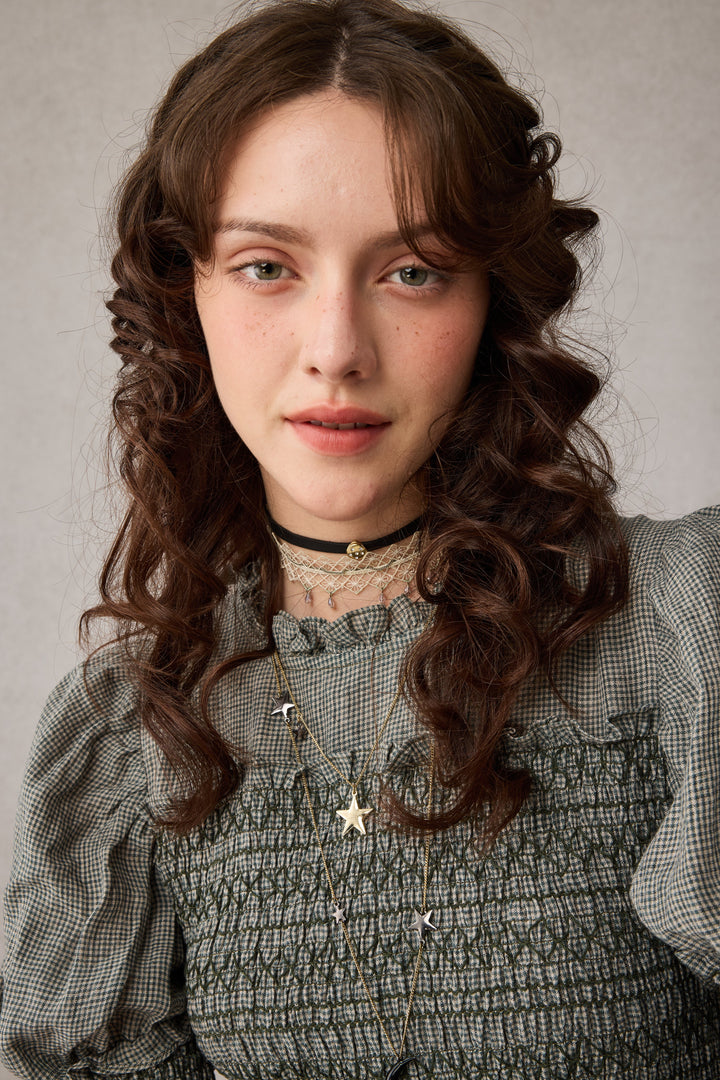 Jane 33 |Edward Smocking Linen Dress Chemise