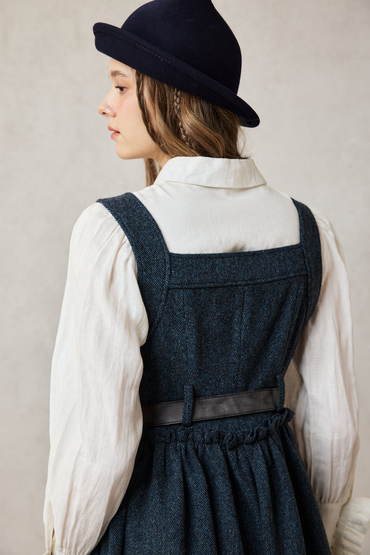 Tess 31 |100% Wool Halter Dress