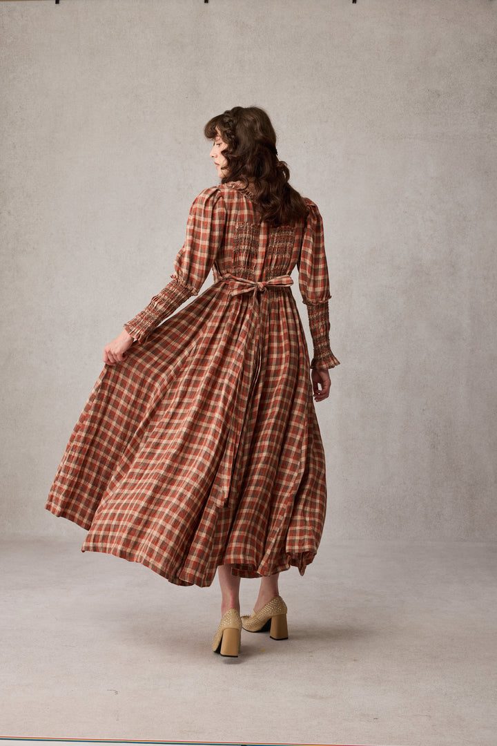 Jasmine 21 |smocking linen dress