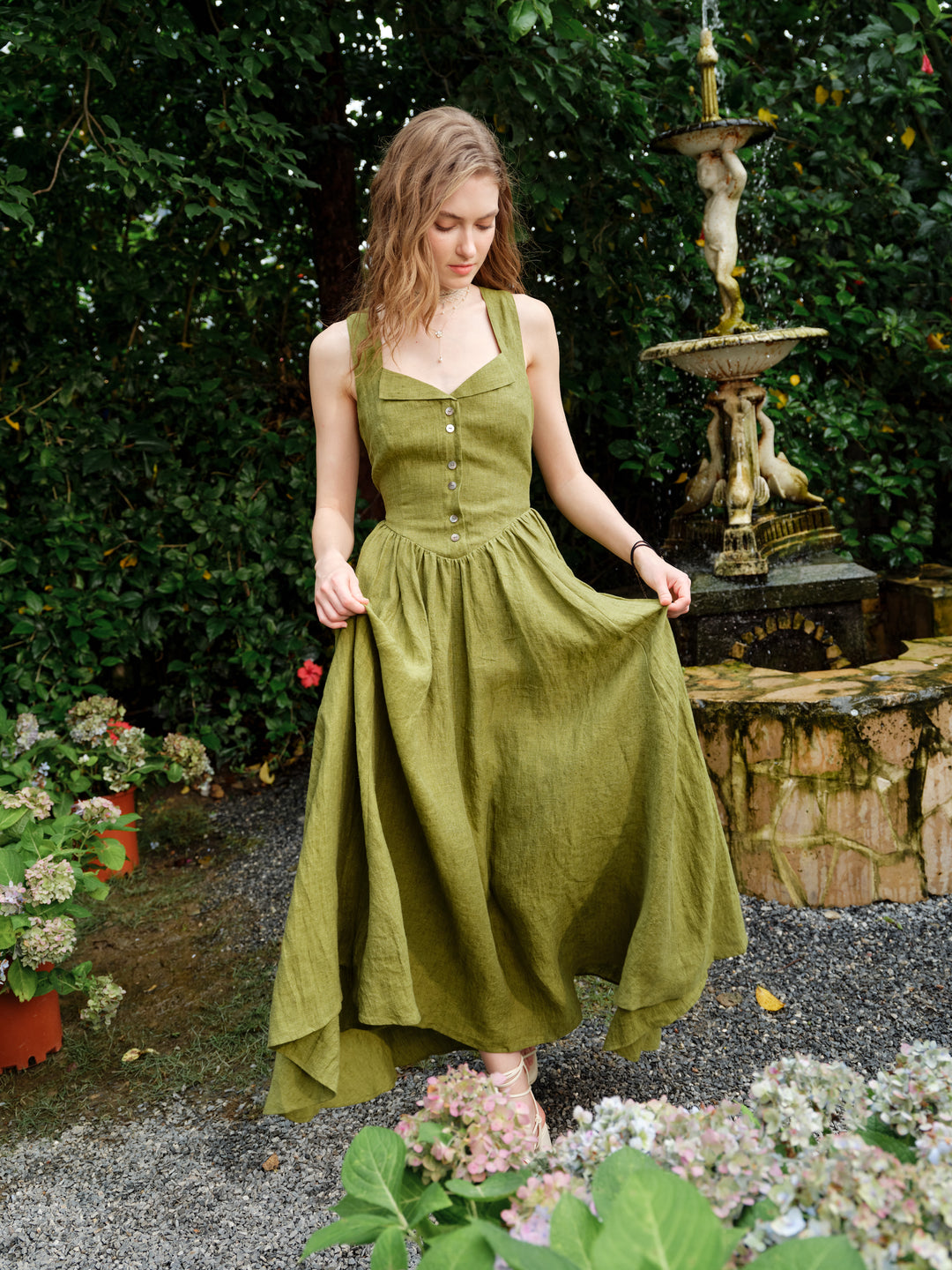Summer 18 | The Avocado & Cream Linen Dress