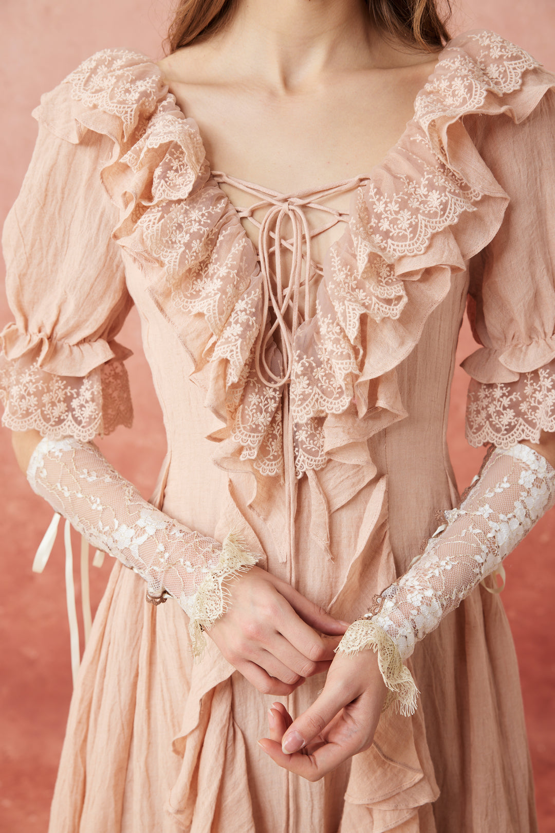 Dewdrops 16 | Maxi Linen Dress Gown