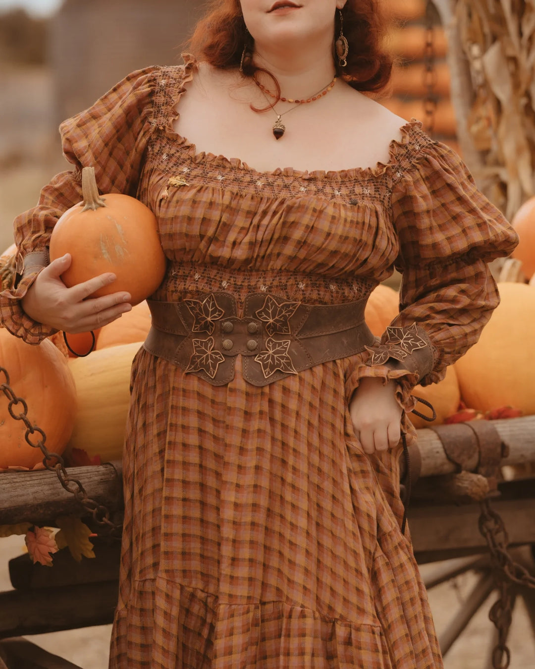 Cloud 21 | smocking embroidery linen dress