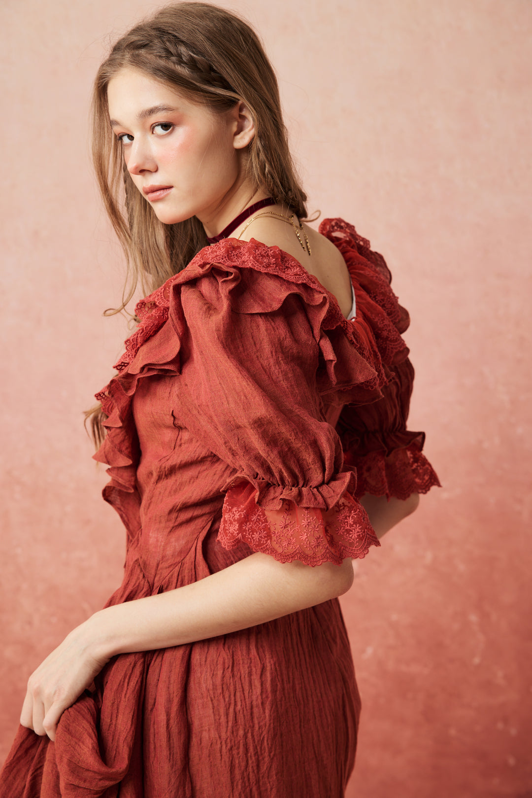 Dewdrops 16 | Maxi Linen Dress Gown