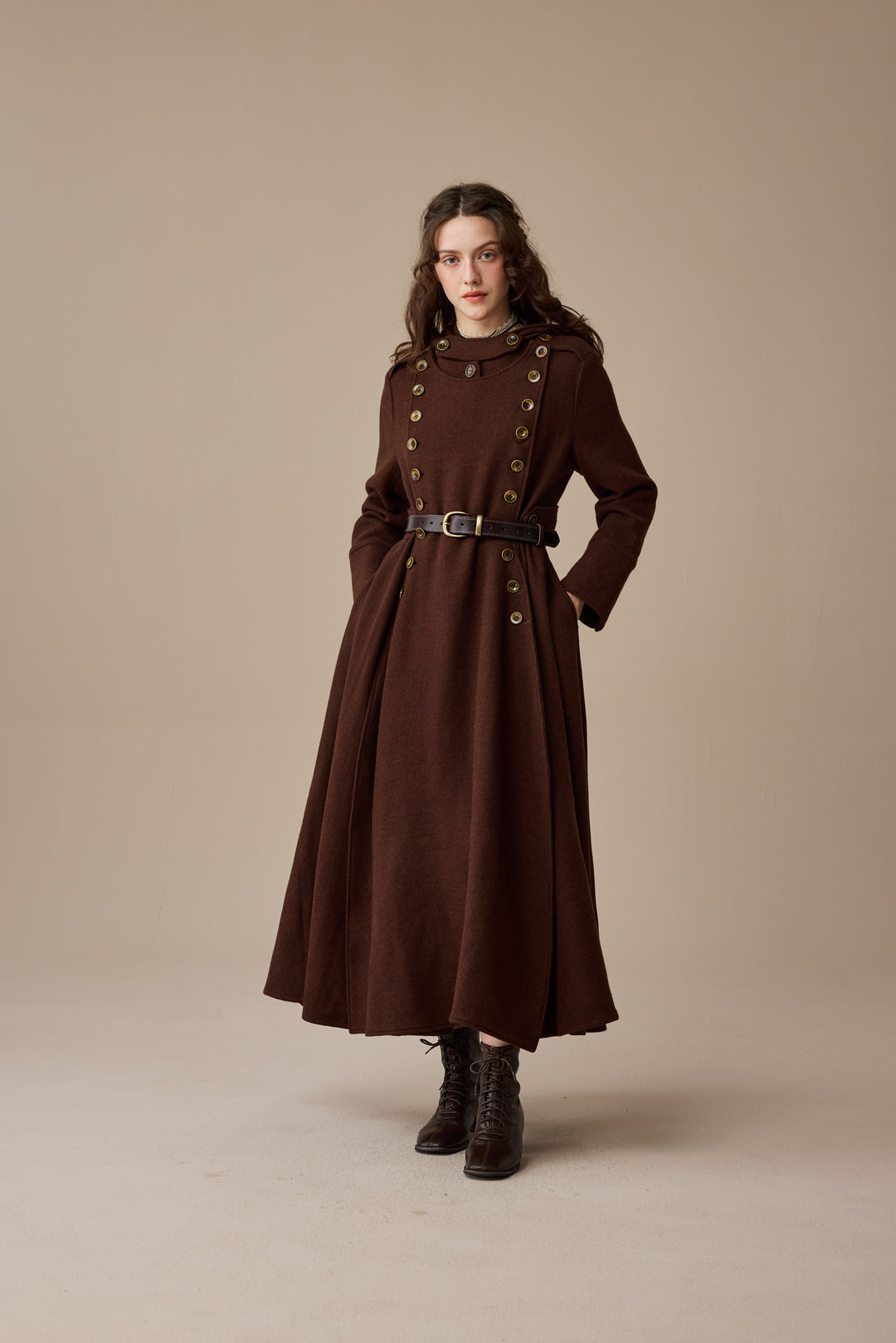 Monica 31 | 100% Wool  Double Breasted Coat