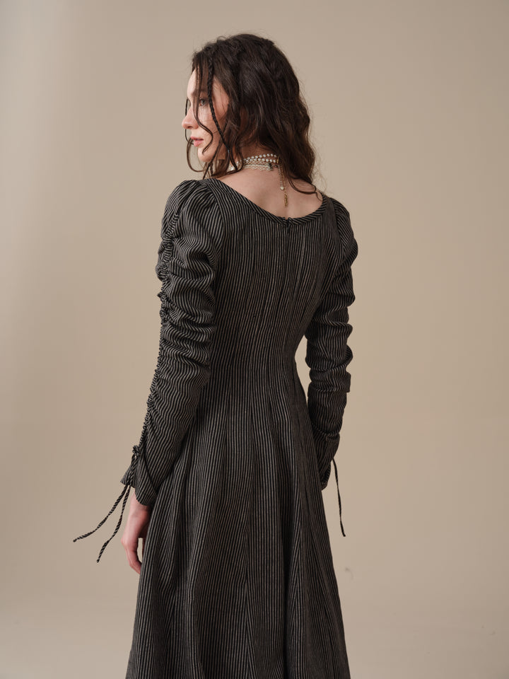 Crystal 17 | Victorian maxi linen dress