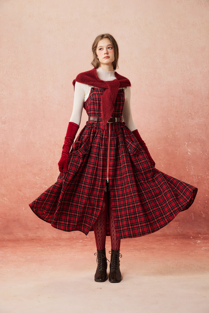 Tess 31 |100% Wool Halter Dress