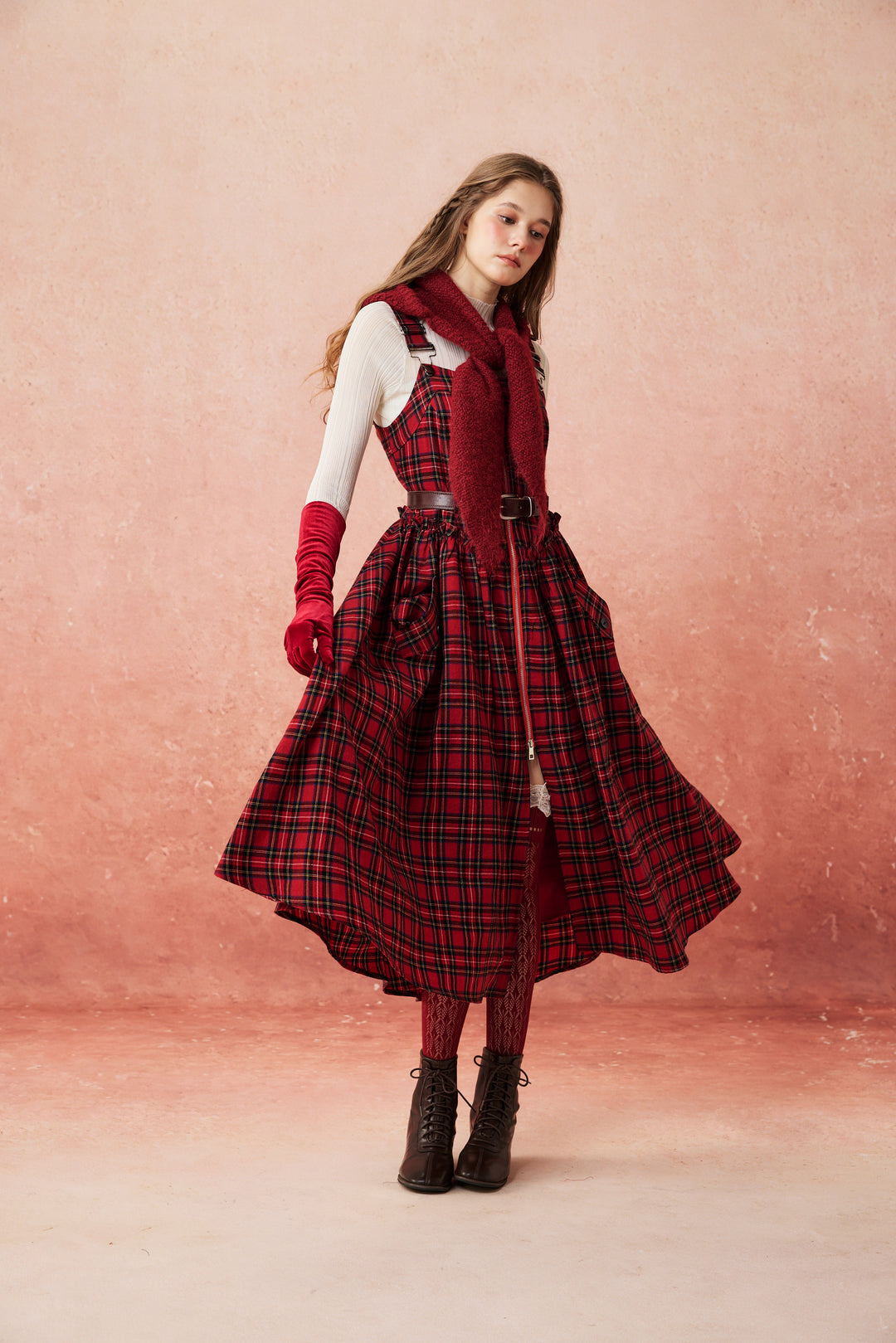 Tess 31 |100% Wool Halter Dress