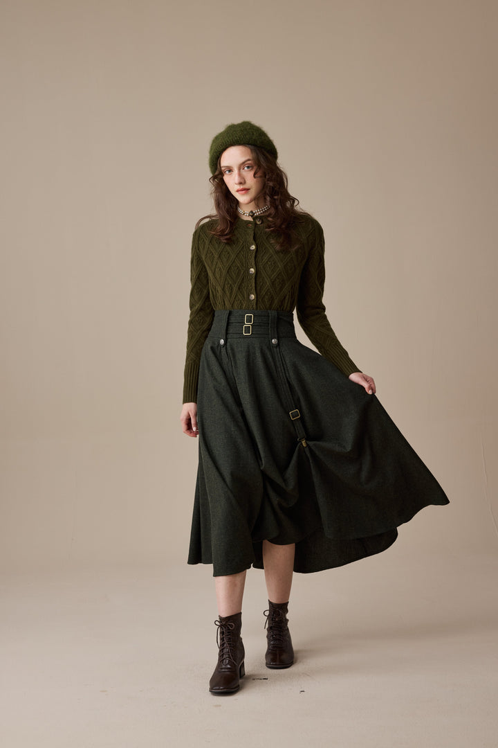 Cynthia 16 | Adjustable wool skirt
