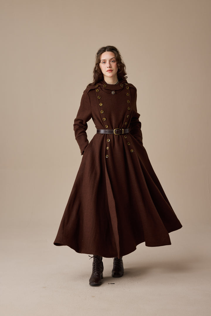 Monica 31 | 100% Wool  Double Breasted Coat