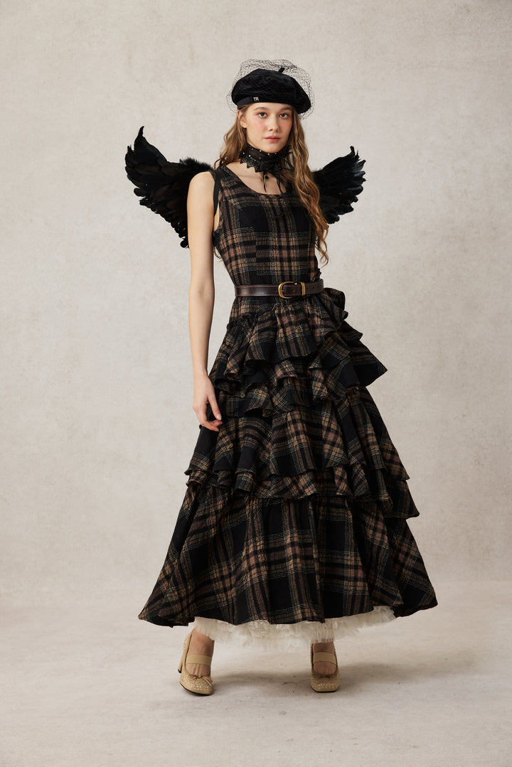 Offred 17 | 100% wool layered dress gown