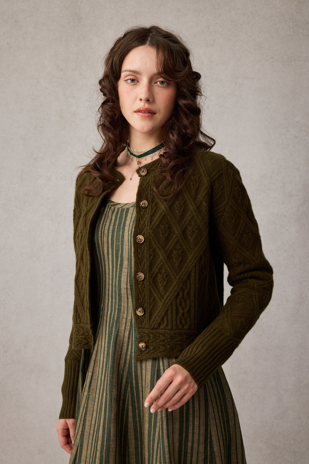 Crystal 17 | Victorian maxi linen dress