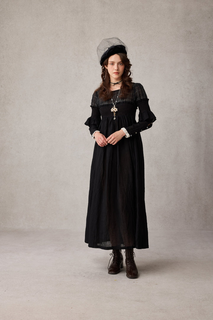 Orchid 19 |romantic linen gown