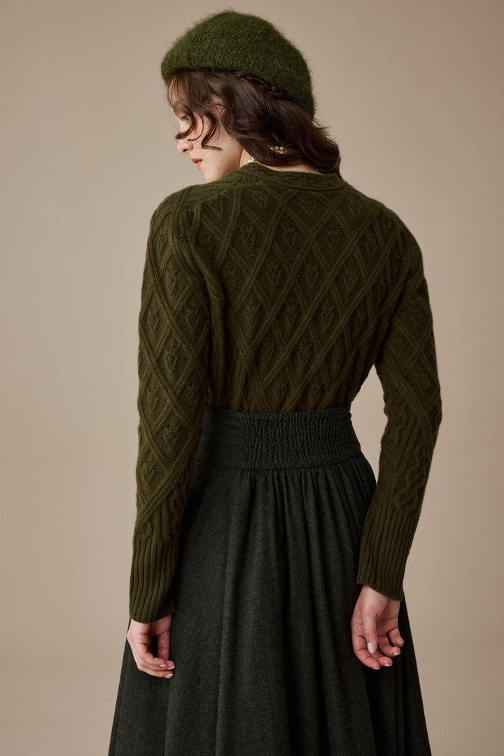 Cynthia 16 | Adjustable wool skirt