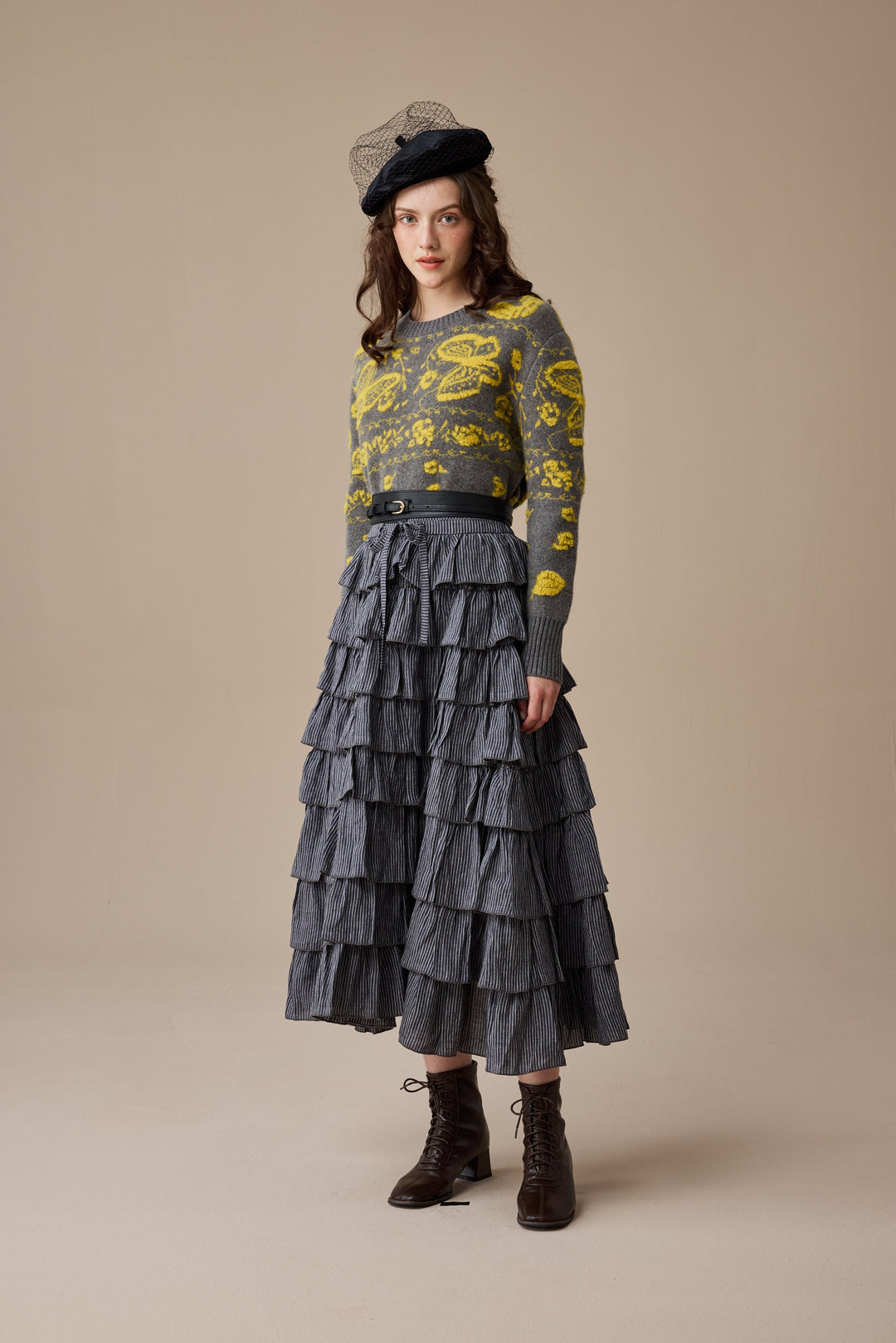 Nutcracker 24 |100% Wool Floral Jumper Sweater