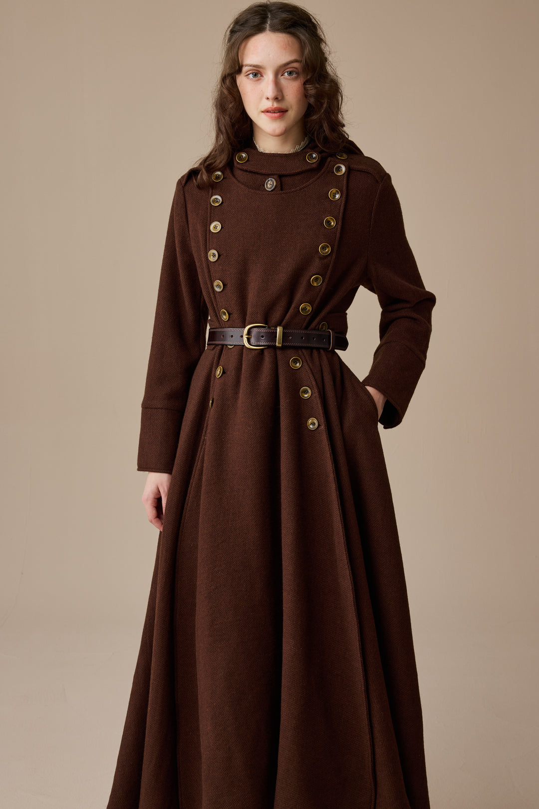 Monica 31 | 100% Wool  Double Breasted Coat