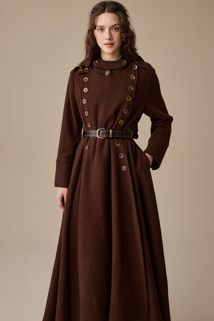 Monica 31 | 100% Wool  Double Breasted Coat