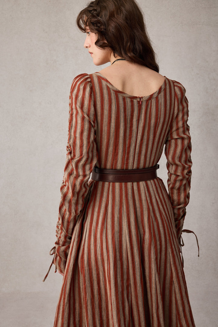 Crystal 17 | Victorian maxi linen dress