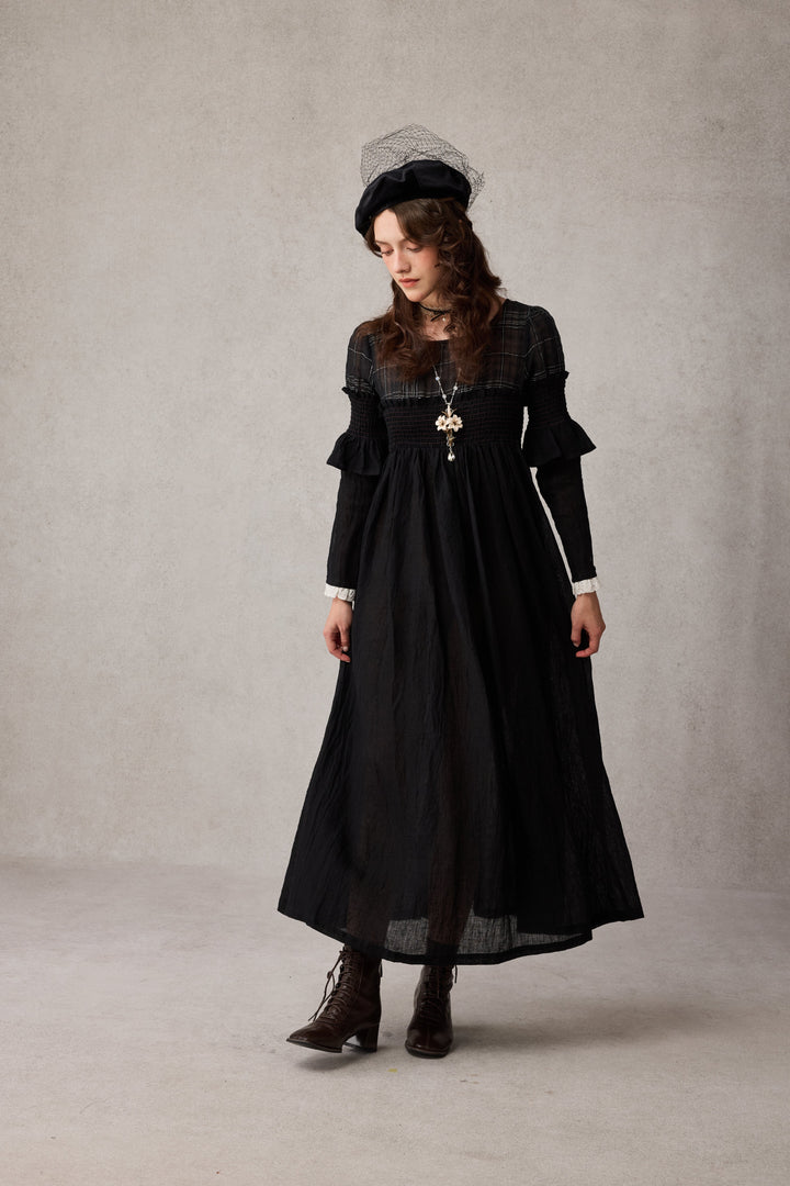 Orchid 19 |romantic linen gown