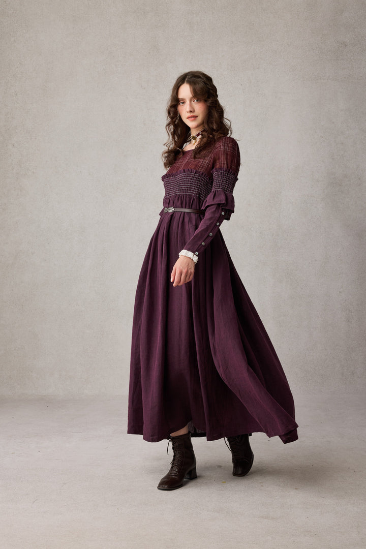 Orchid 19 |romantic linen gown