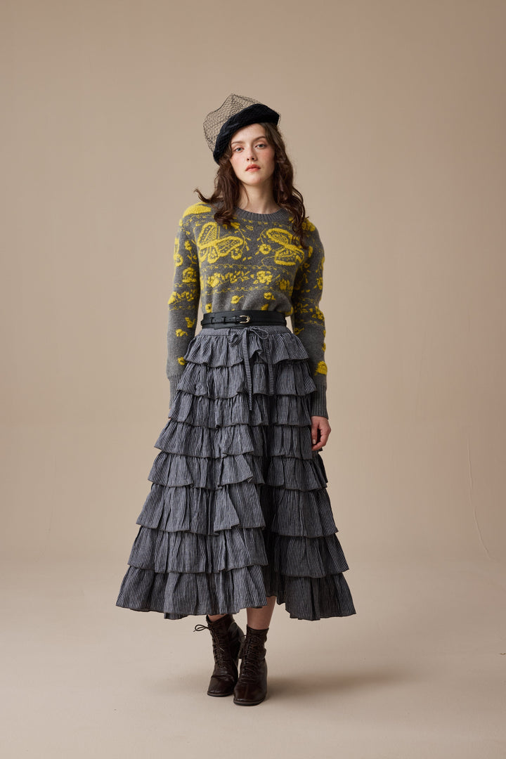 Nutcracker 24 |100% Wool Floral Jumper Sweater