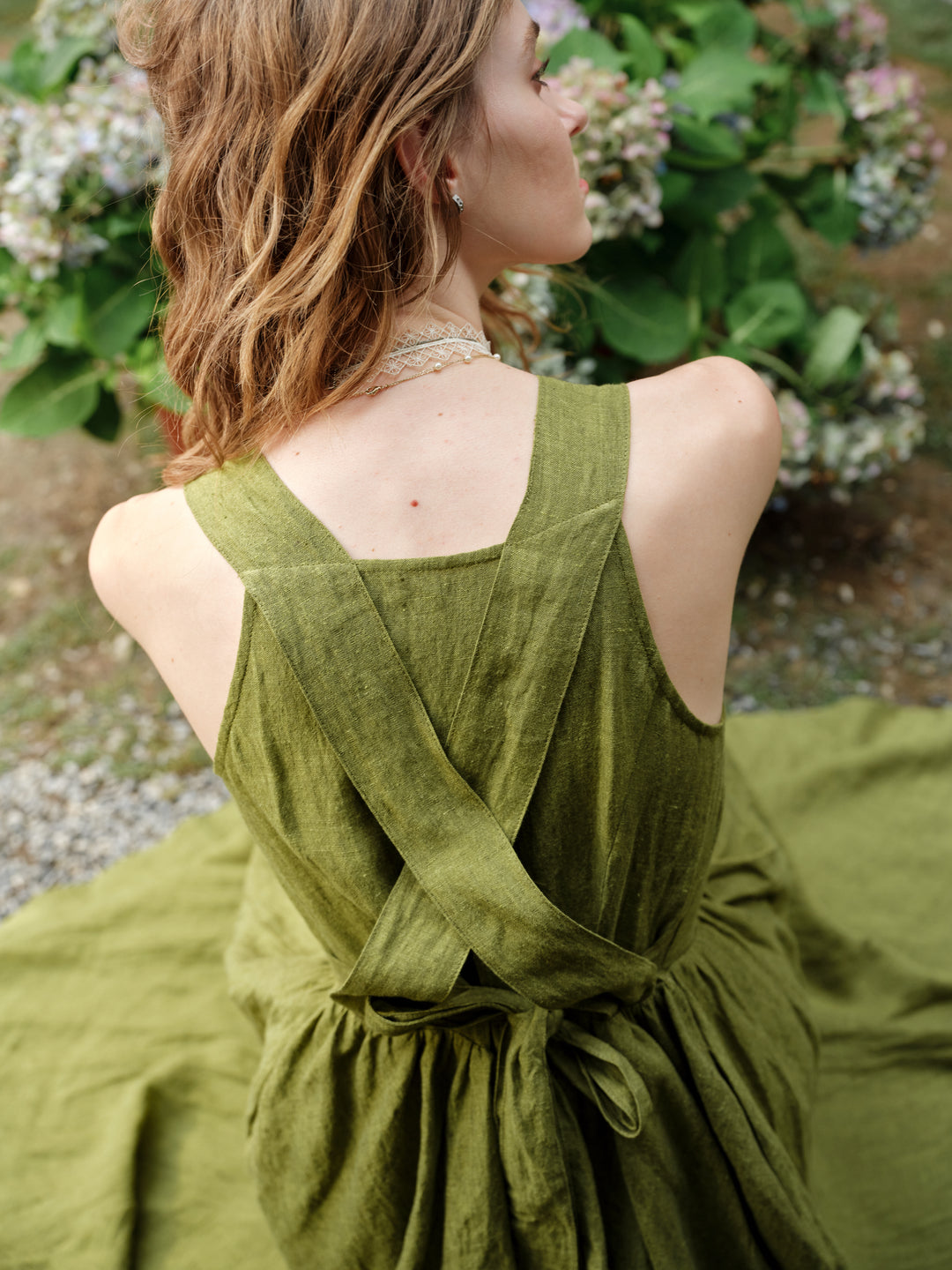 Summer 18 | The Avocado & Cream Linen Dress Linennaive Summer 18 | The Avocado & Cream Linen Dress Linennaive