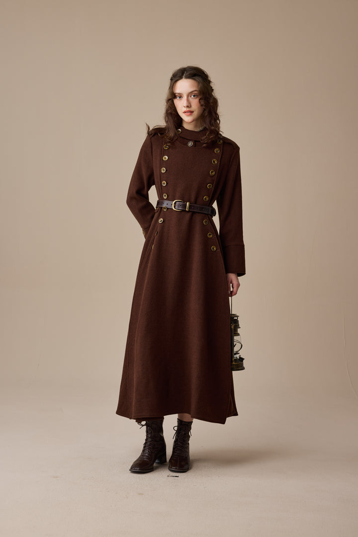 Monica 31 | 100% Wool  Double Breasted Coat